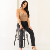 SCULPT TECH THONG BODYSUIT - LATTE