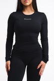 SCULPT LONG SLEEVE - BLACK