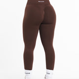 SHAPE ME LEGGINGS - CHOCOLATE