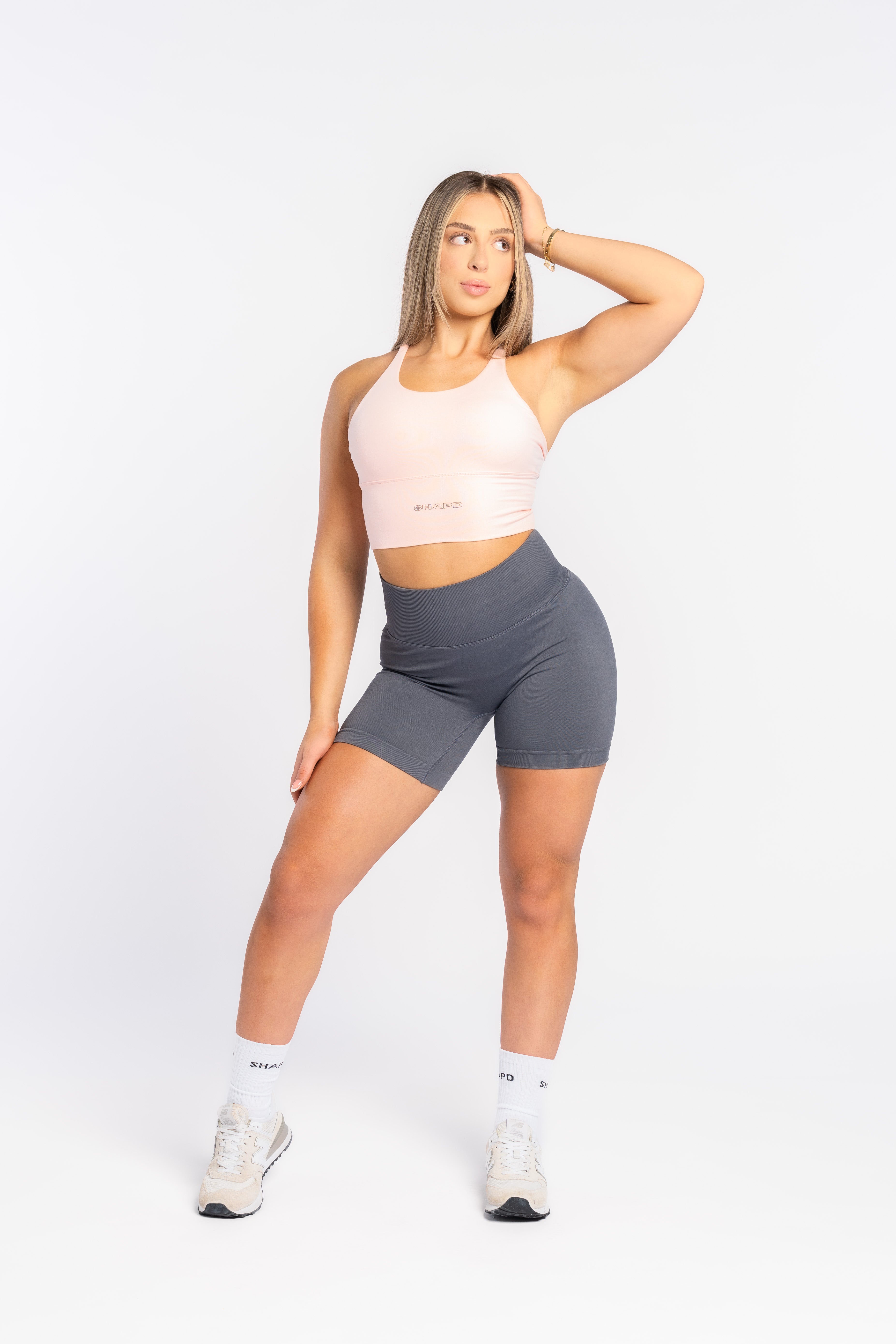 Baby Pink Racer Crop - SHAPD OFFICIAL