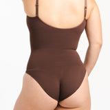 SCULPT TECH BRIEF BODYSUIT - MOCHA