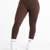 SHAPE ME LEGGINGS - CHOCOLATE