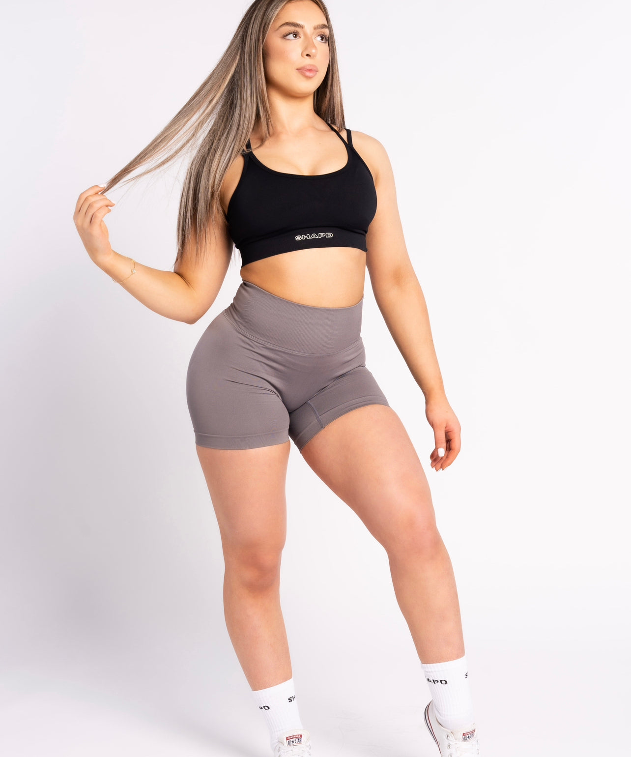 Light Grey Shape Me Shorts - SHAPD OFFICIAL