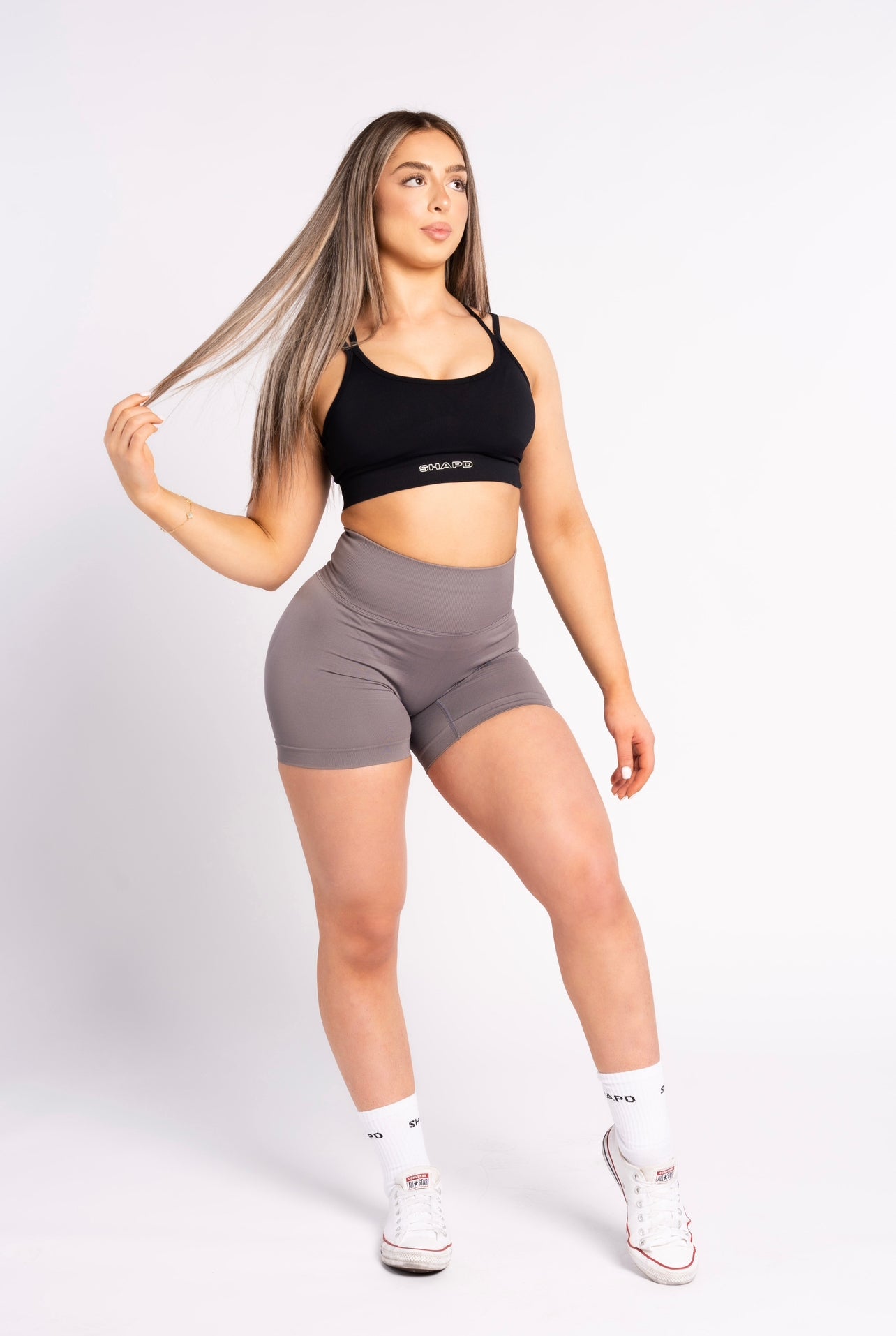 Light Grey Shape Me Shorts - SHAPD OFFICIAL