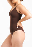 SCULPT TECH BRIEF BODYSUIT - MOCHA