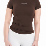 SCULPT SHORT SLEEVE - ESPRESSO