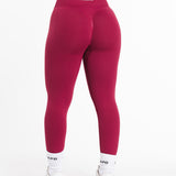 SHAPE ME LEGGINGS - BOYSENBERRY