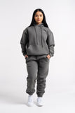 'OFF DUTY' TRACKPANT - GUNMETAL