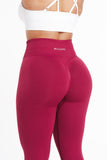 SHAPE ME LEGGINGS - BOYSENBERRY