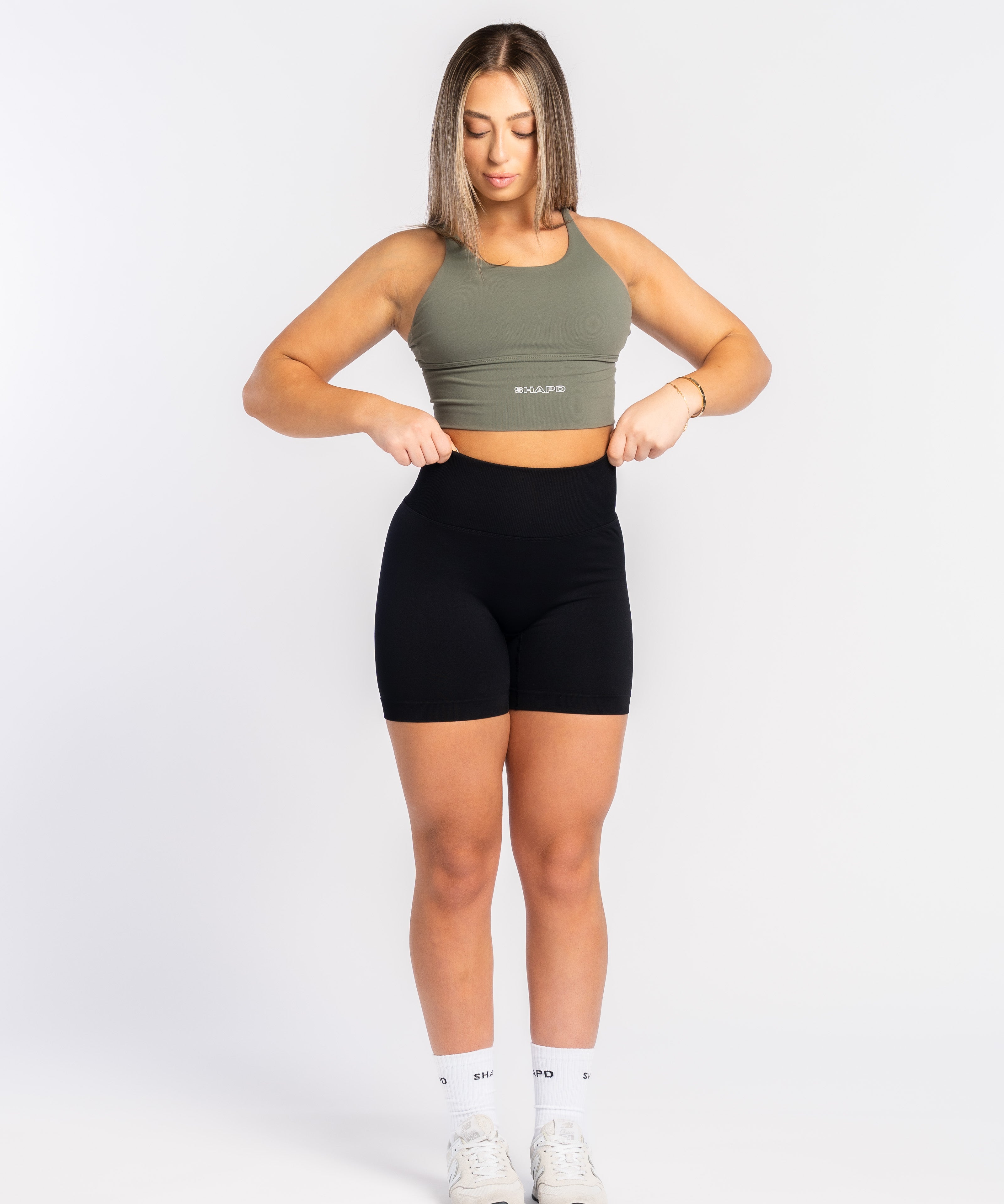 Khaki Racer Crop - SHAPD OFFICIAL