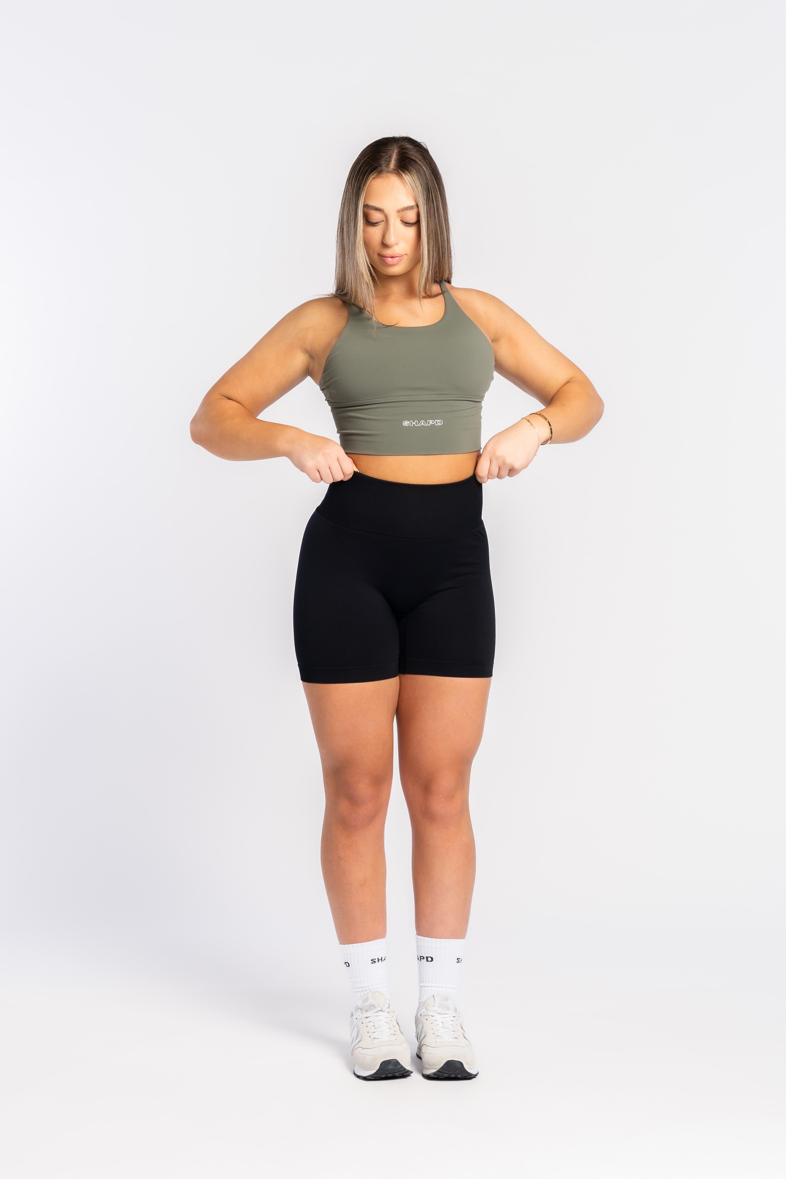 Khaki Racer Crop - SHAPD OFFICIAL