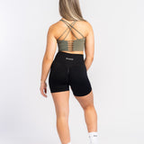 Khaki Racer Crop - SHAPD OFFICIAL