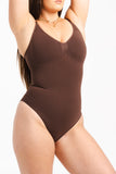 SCULPT TECH BRIEF BODYSUIT - MOCHA