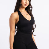 ULTRA FORM HALTER TOP - BLK