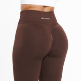 SHAPE ME LEGGINGS - CHOCOLATE