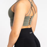 Khaki Racer Crop - SHAPD OFFICIAL