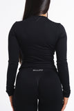 SCULPT LONG SLEEVE - BLACK