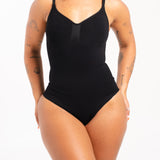 SCULPT TECH BRIEF BODYSUIT - ONYX