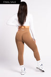 SHAPE ME LEGGINGS - TAN