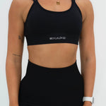 Cross Over Sports Bra - Black - SHAPD OFFICIAL