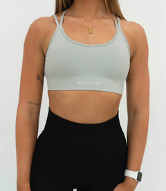 Cross Over Sports Bra - Mist - SHAPD OFFICIAL